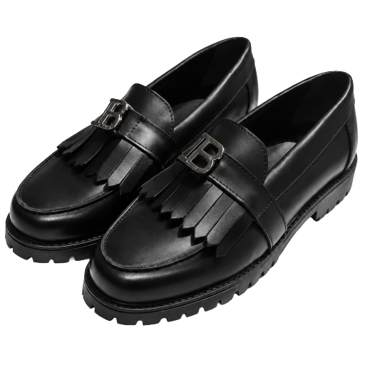 Balmain Woman Mocassino Moccasins Black