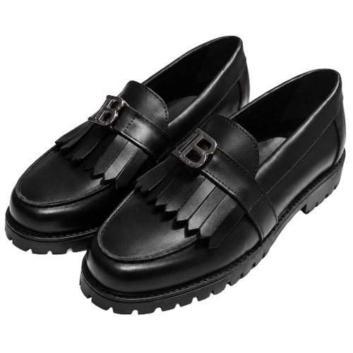 Balmain Woman Mocassino Moccasins Black