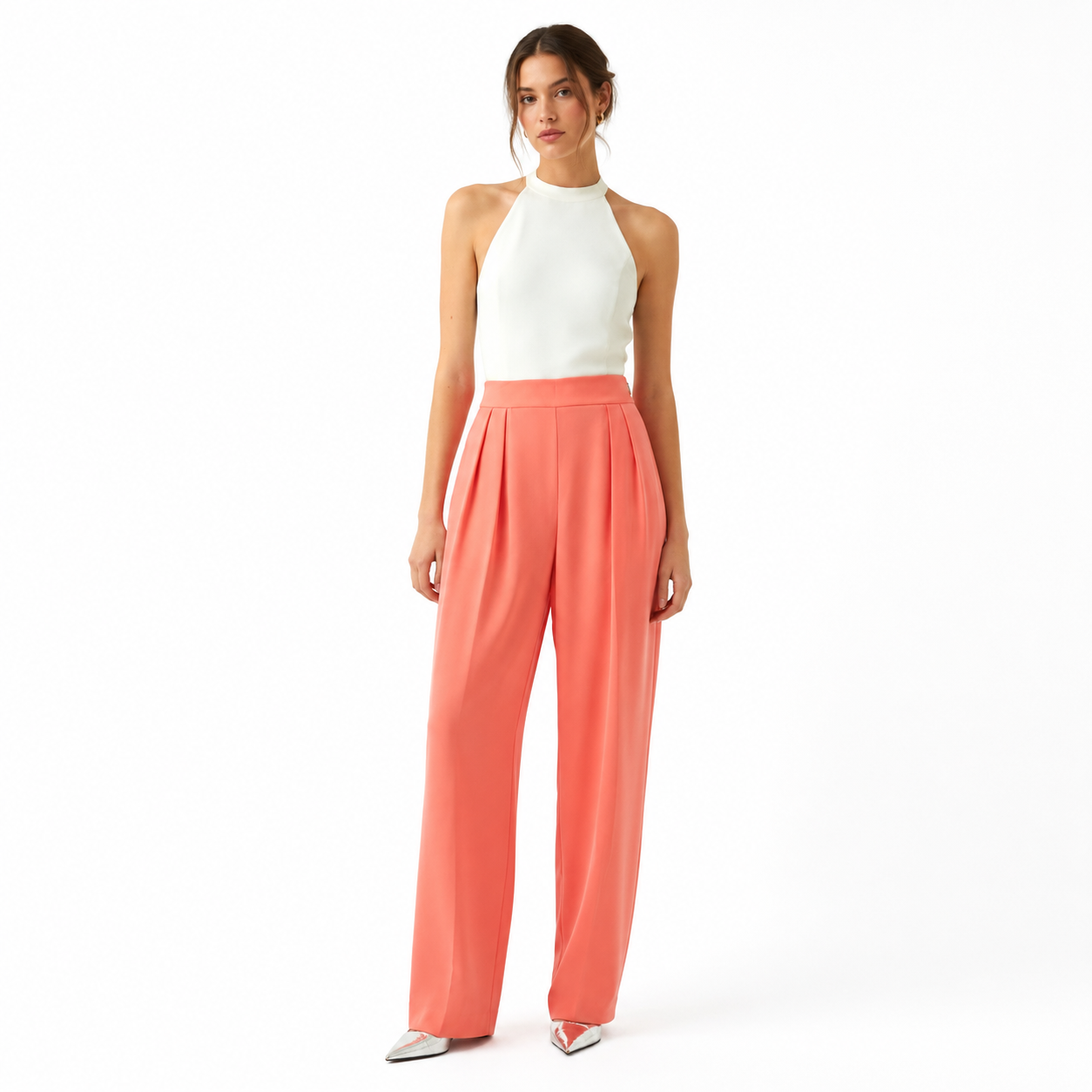 Patrizia Pepe Woman Trousers Racy Coral Pink