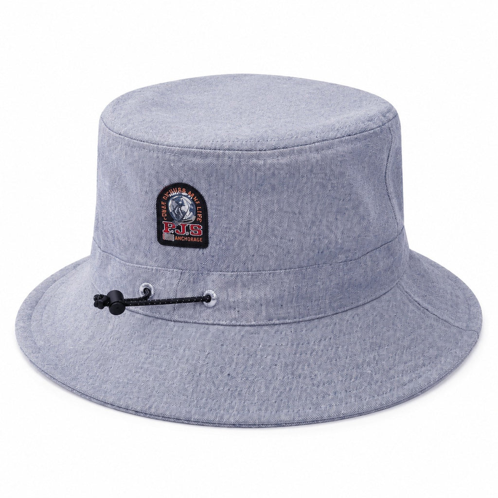 Parajumpers Man Chambray Indigo Caps Light Blue