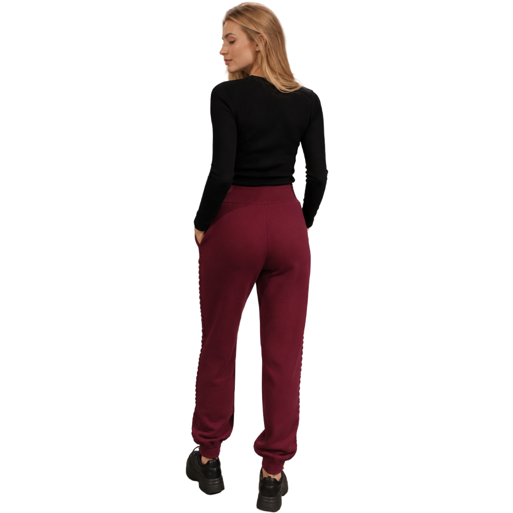 Patrizia Pepe Woman Trousers Long Bordeaux Purple
