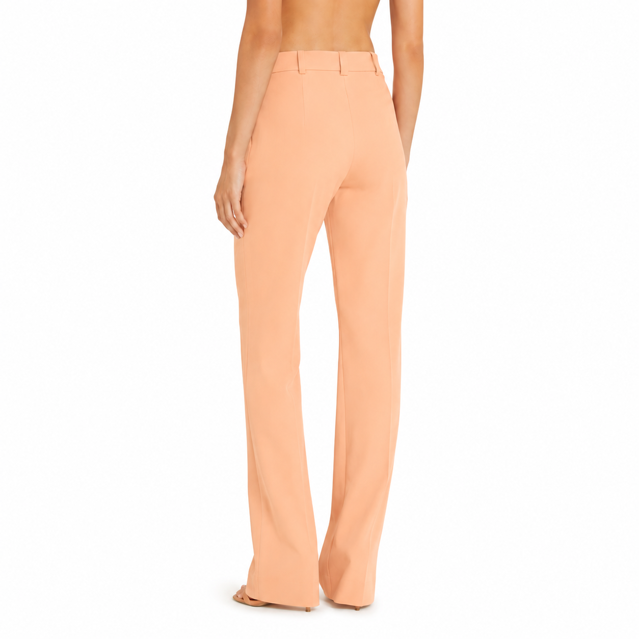 Patrizia Pepe Woman Trousers Slim Crepe Orange