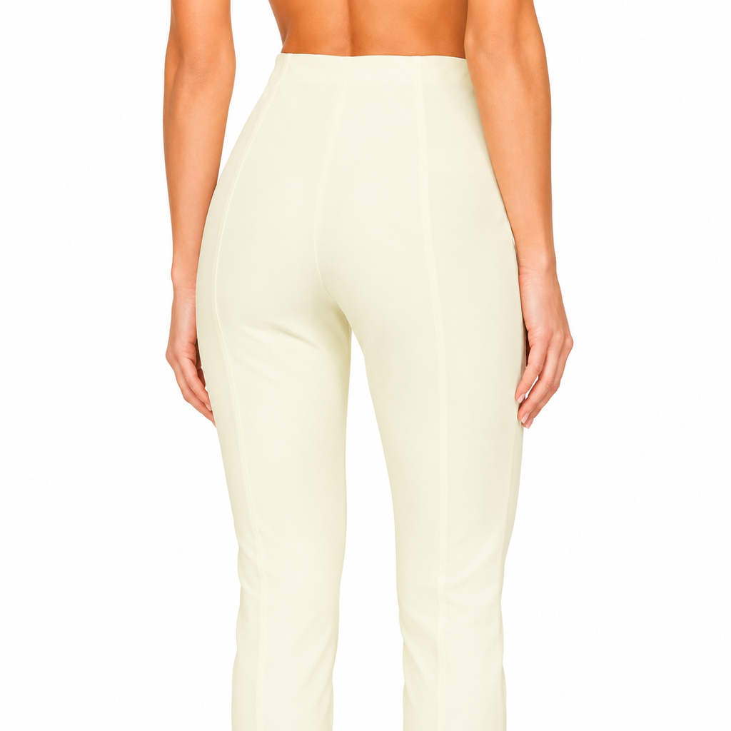 Patrizia Pepe Woman Trousers Coconut White Beige