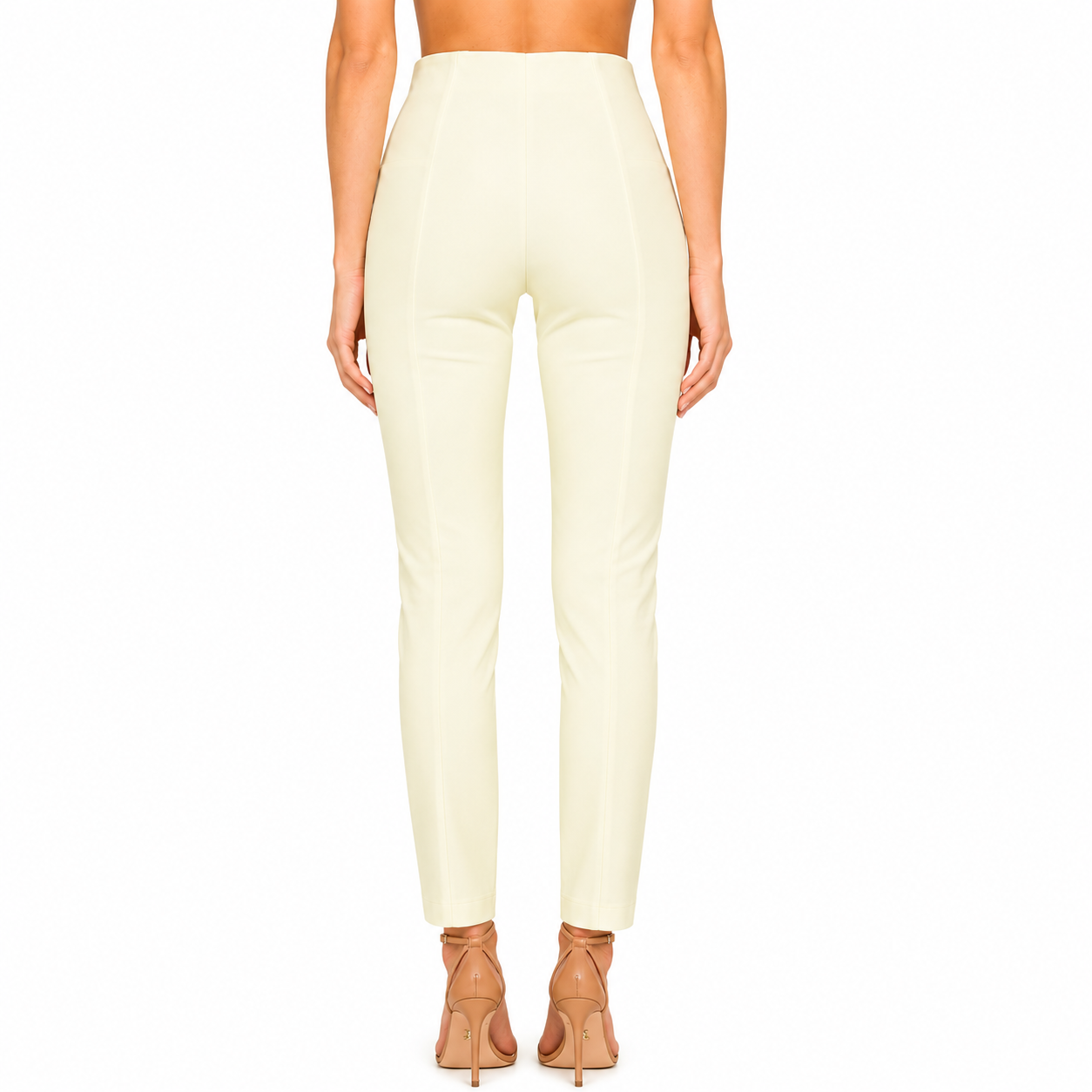 Patrizia Pepe Woman Trousers Coconut White Beige