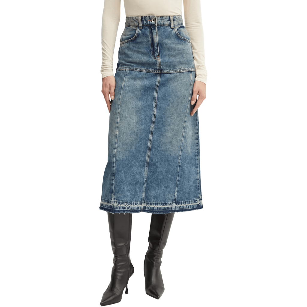 Patrizia Pepe Woman Skirt Denim Blue
