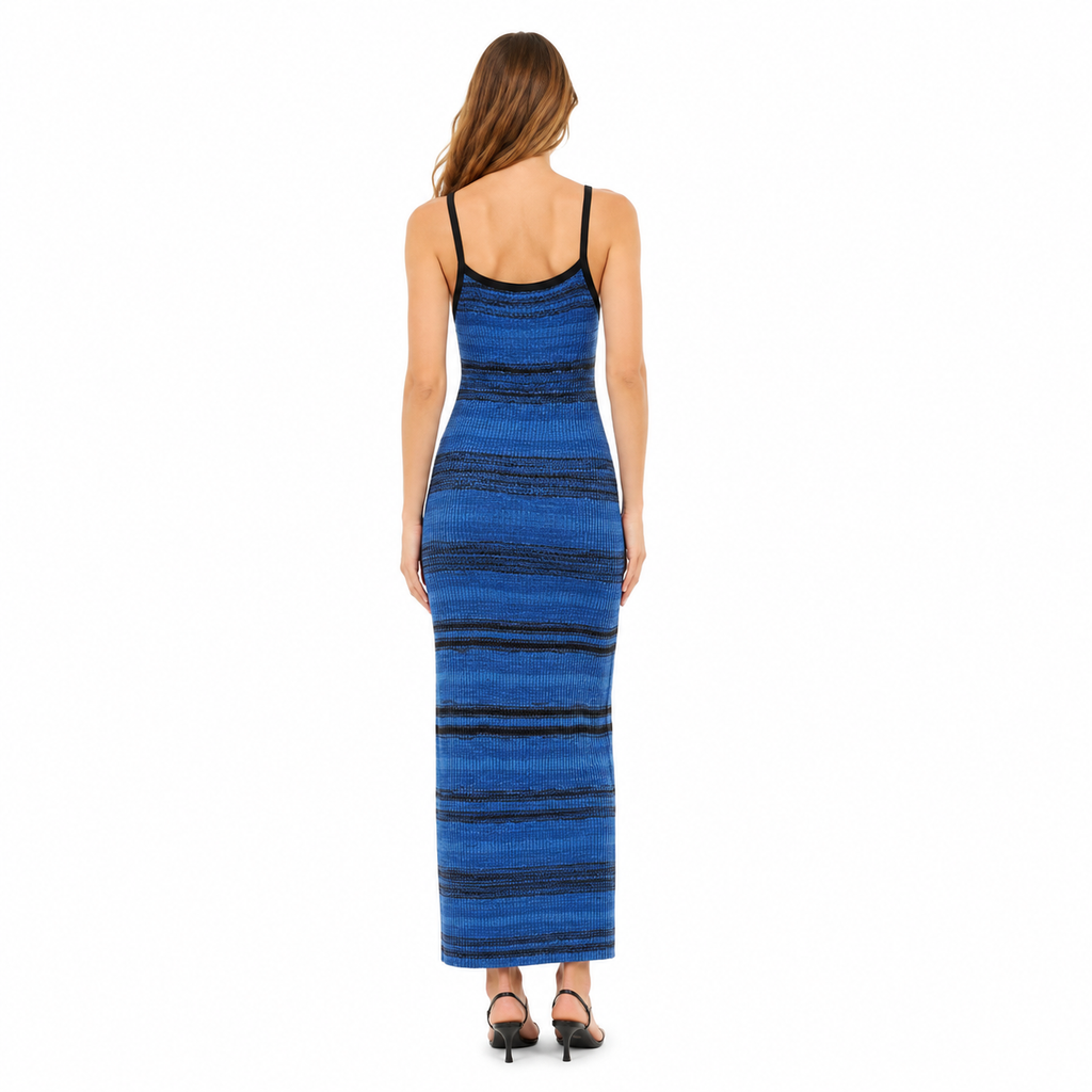 Patrizia Pepe Woman Dress Black Chine Blue