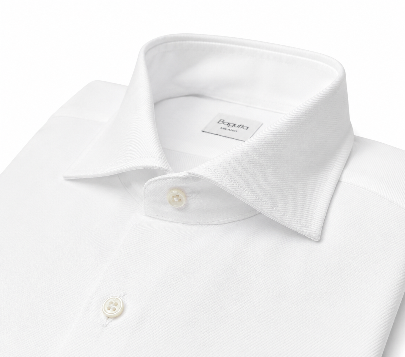 Bagutta Man Shirt Brando White