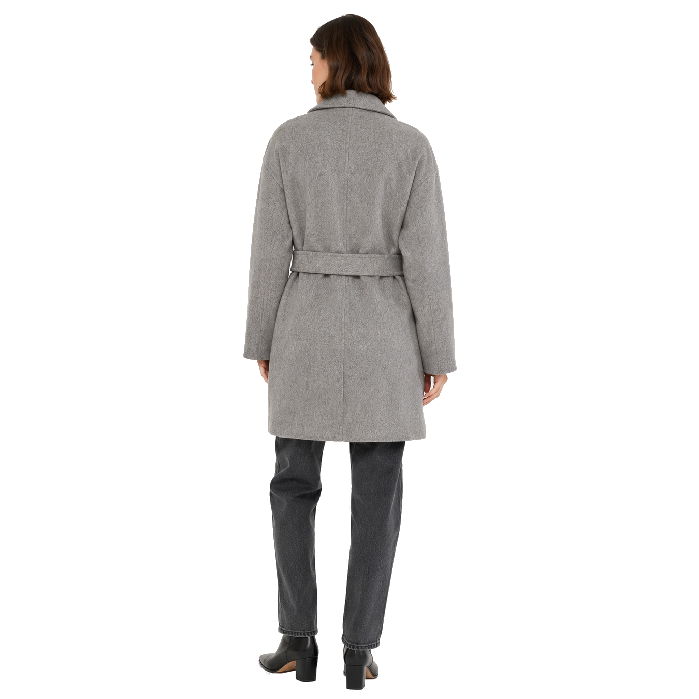Bagutta Woman Coat Wool Belt Grey