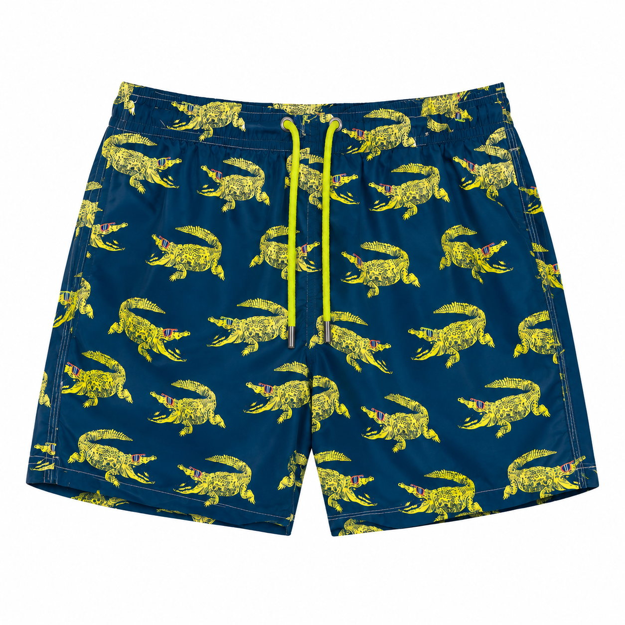 MC2 Saint Barth Man Swimsuit Alligator Blue