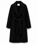 Bagutta Woman Coat Long Wool Belt Black