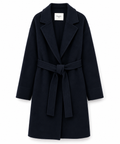 Bagutta Woman Coat Wool Belt Blue