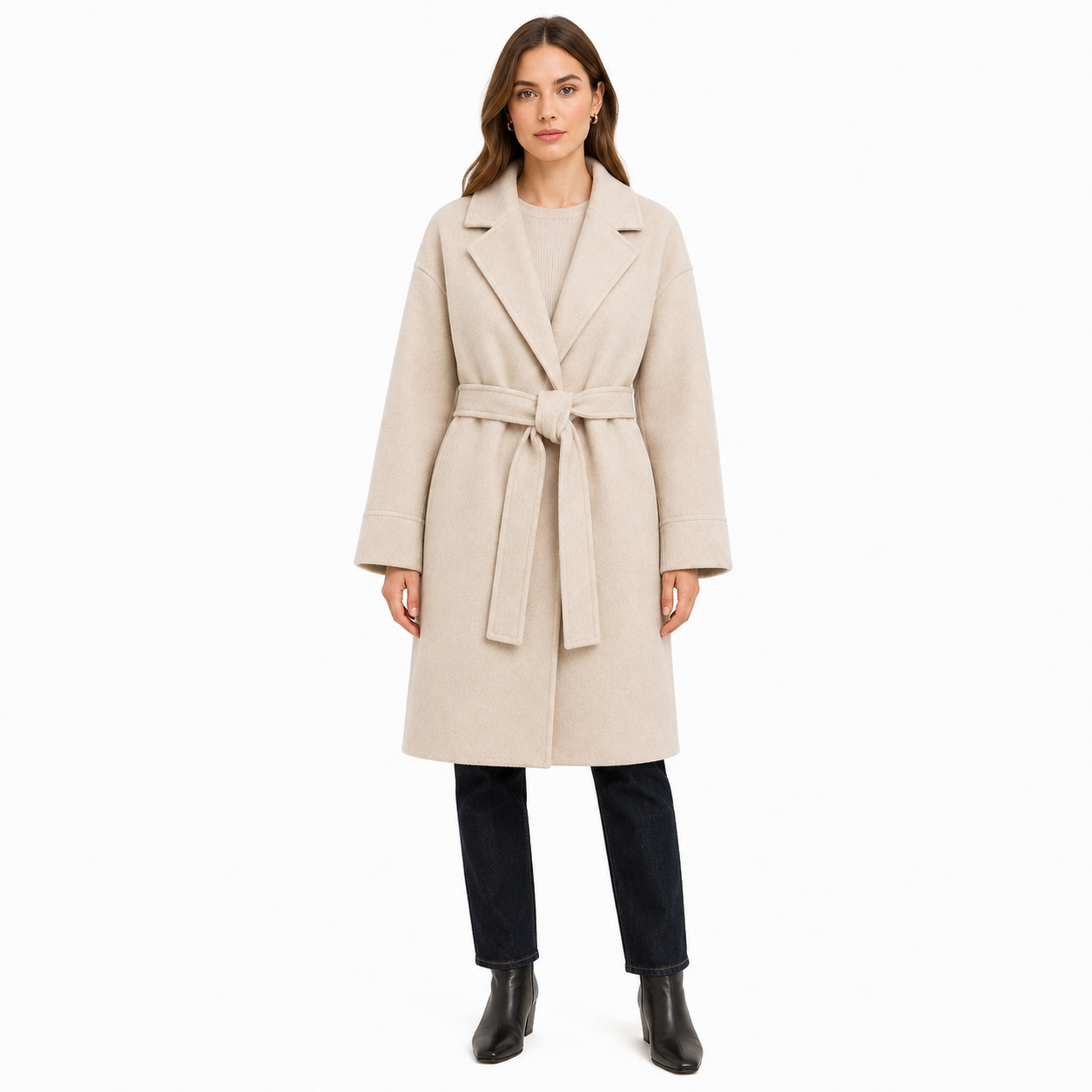 Bagutta Woman Coat Wool Belt Black