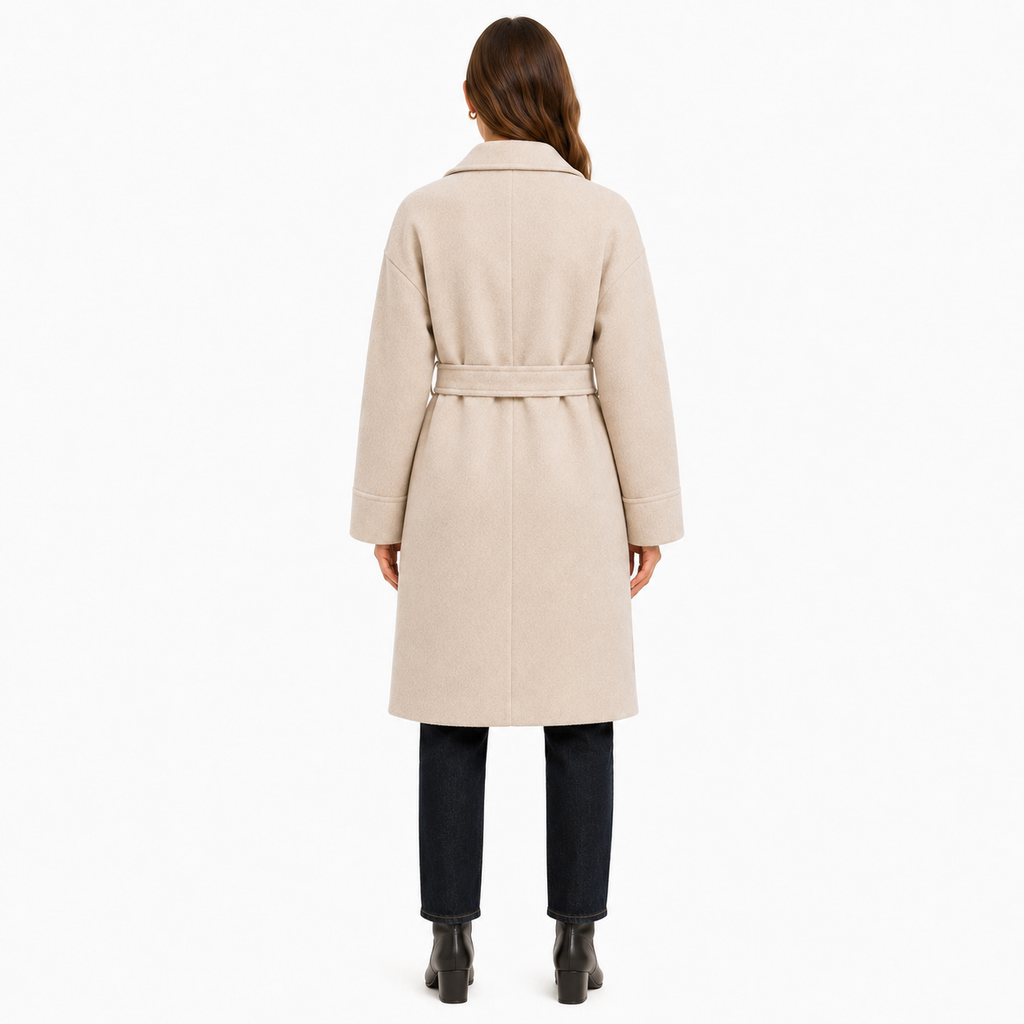 Bagutta Woman Coat Wool Belt Black