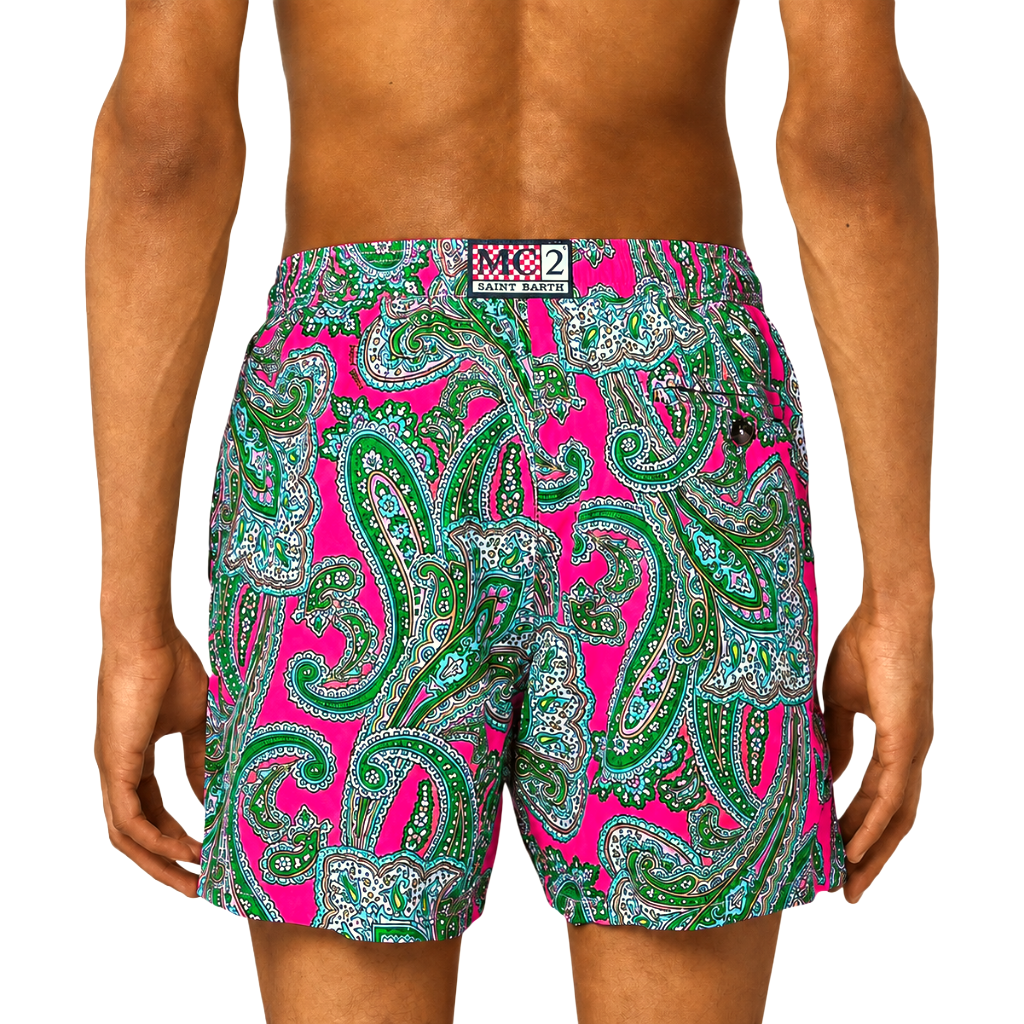 MC2 Saint Barth Man Swimsuit Cachemire Vibe Multicolor