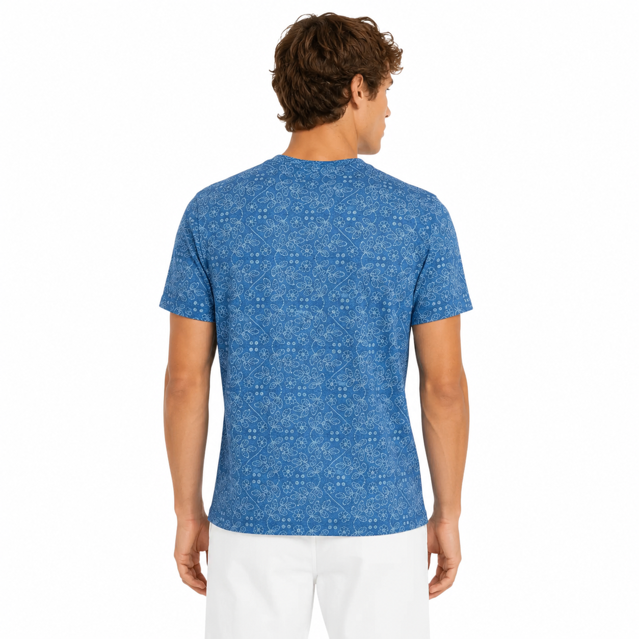 MC2 Saint Barth Man T-Shirt Ecstasea Blue