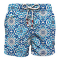MC2 Saint Barth Man Swimsuit Sicily Tile Blue