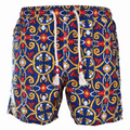 MC2 Saint Barth Man Swimsuit Sicilian Tile Multicolor