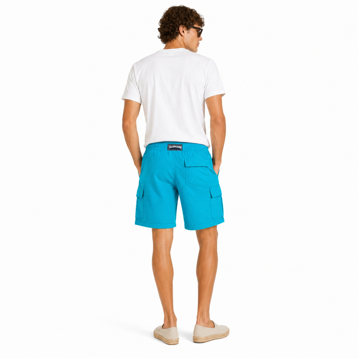 Vilebrequin Man Shorts Cargo Light Blue
