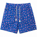 MC2 Saint Barth Man Swimsuit Tiger Tail Blue