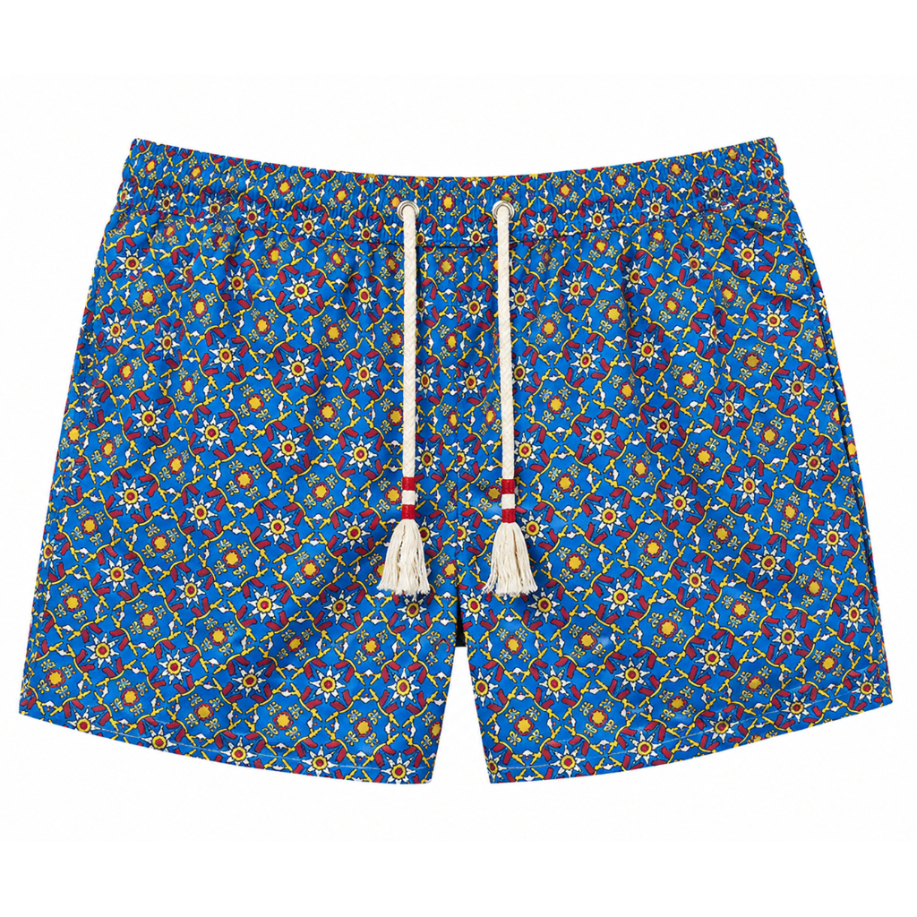 MC2 Saint Barth Man Swimsuit Micro Deco Multicolor