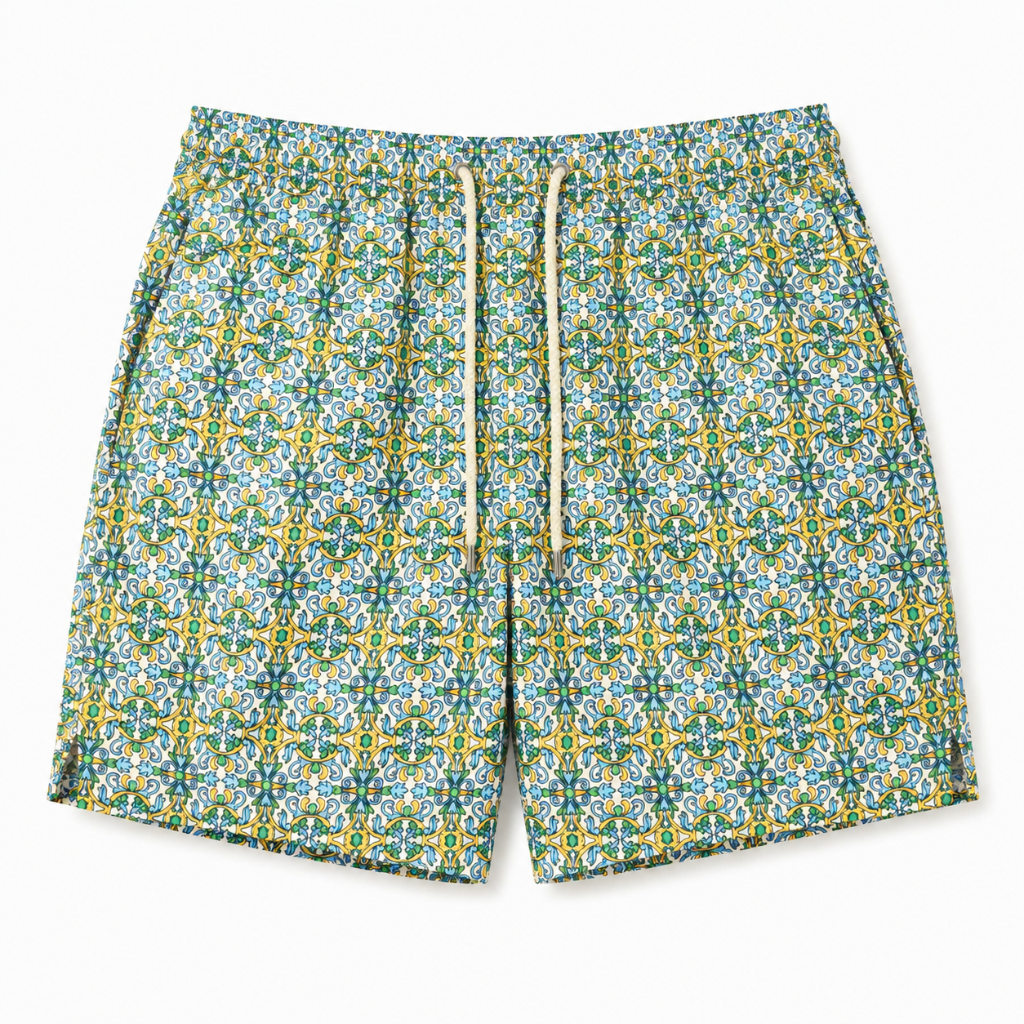 MC2 Saint Barth Man Swimsuit Micro Ornament Multicolor