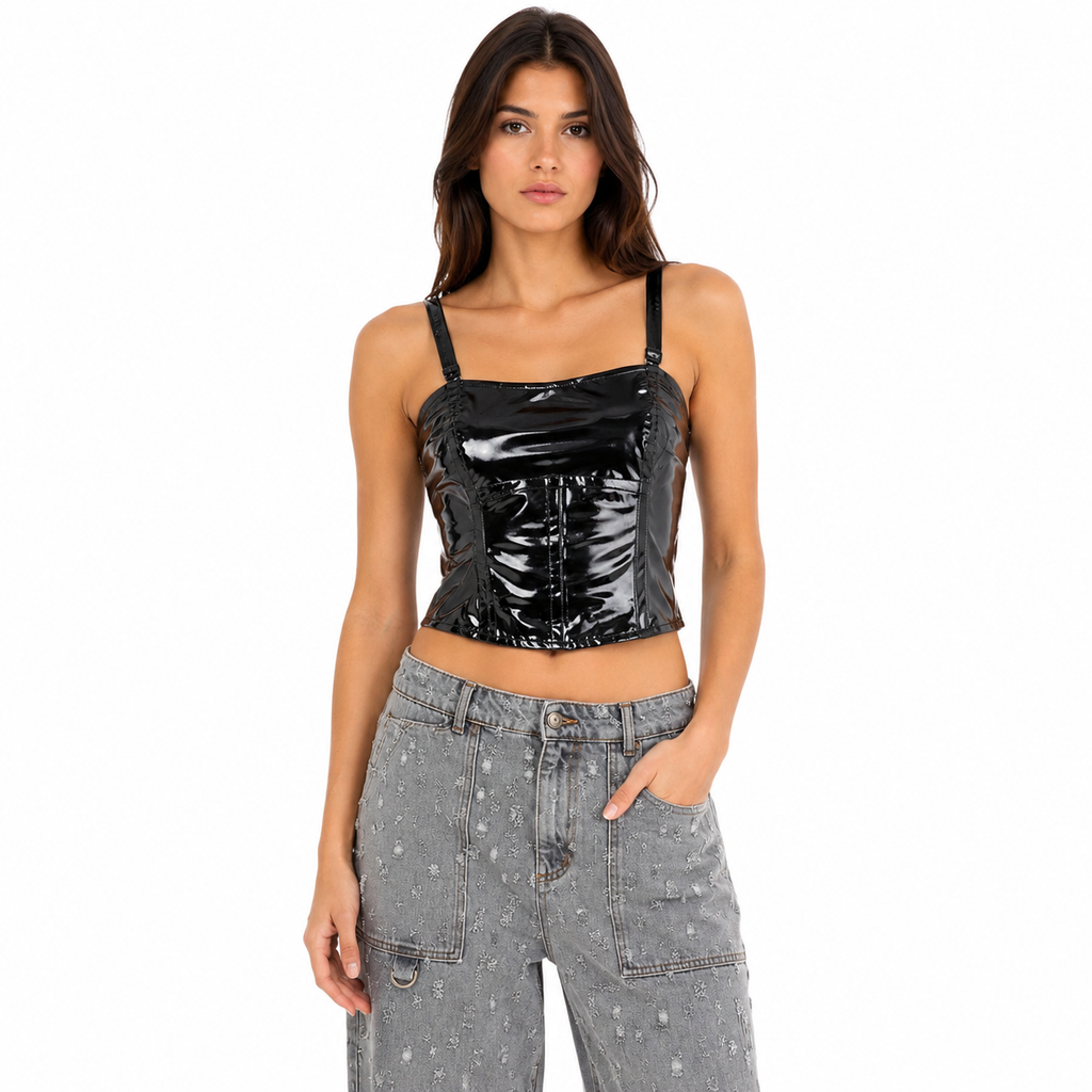 Patrizia Pepe Man Top Glossy Black