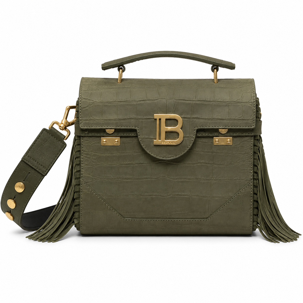 Balmain Woman b-buzz Bag Green