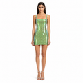 The Attico Woman Dress Short Rue Green