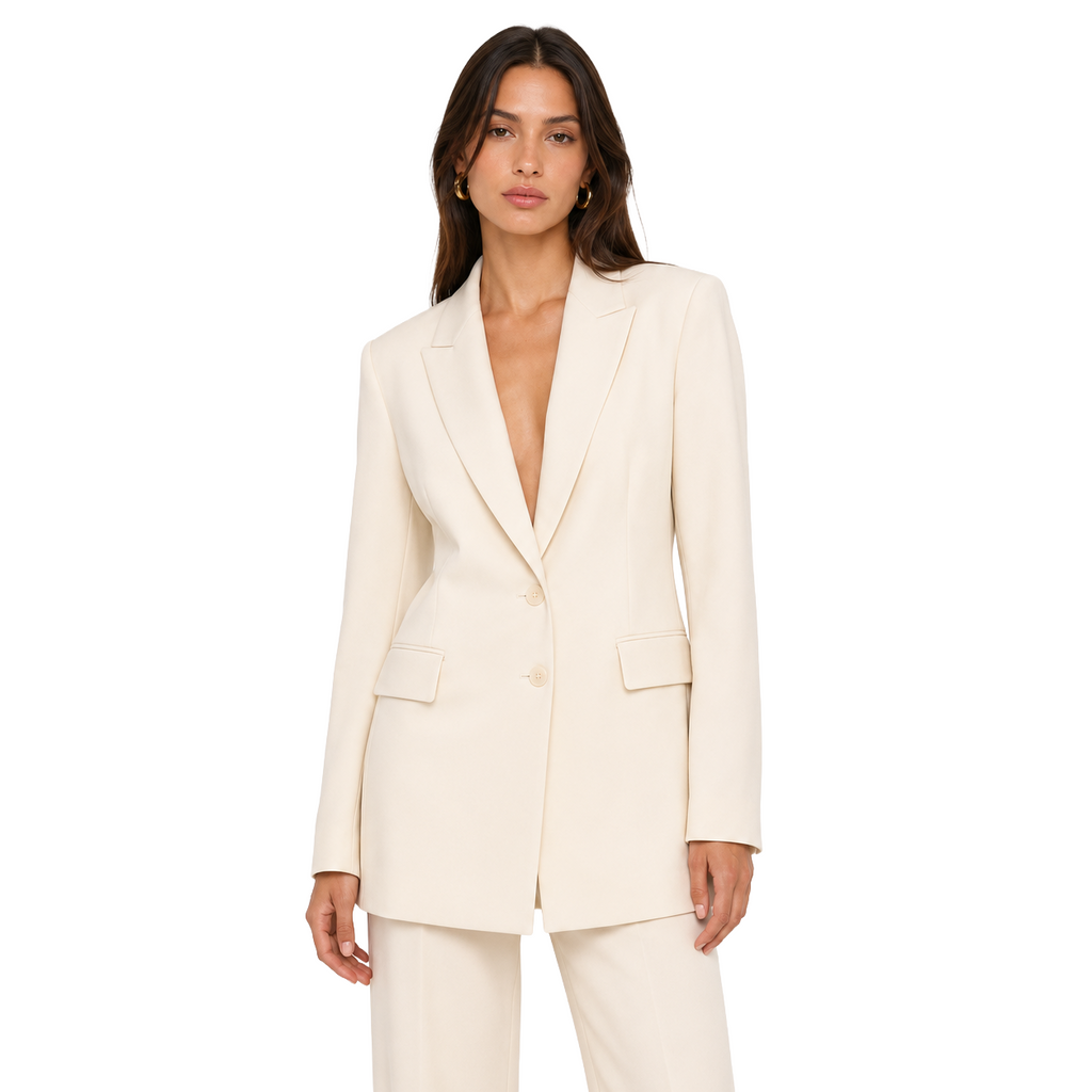 Patrizia Pepe Woman Jacket Single-Breasted Beige