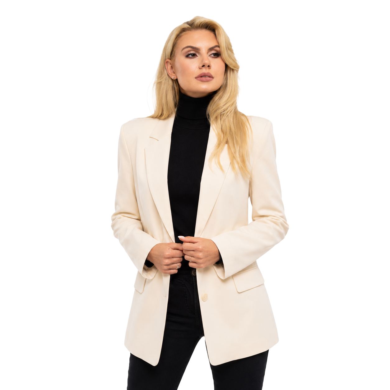 Patrizia Pepe Woman Jacket Single-Breasted Padded White