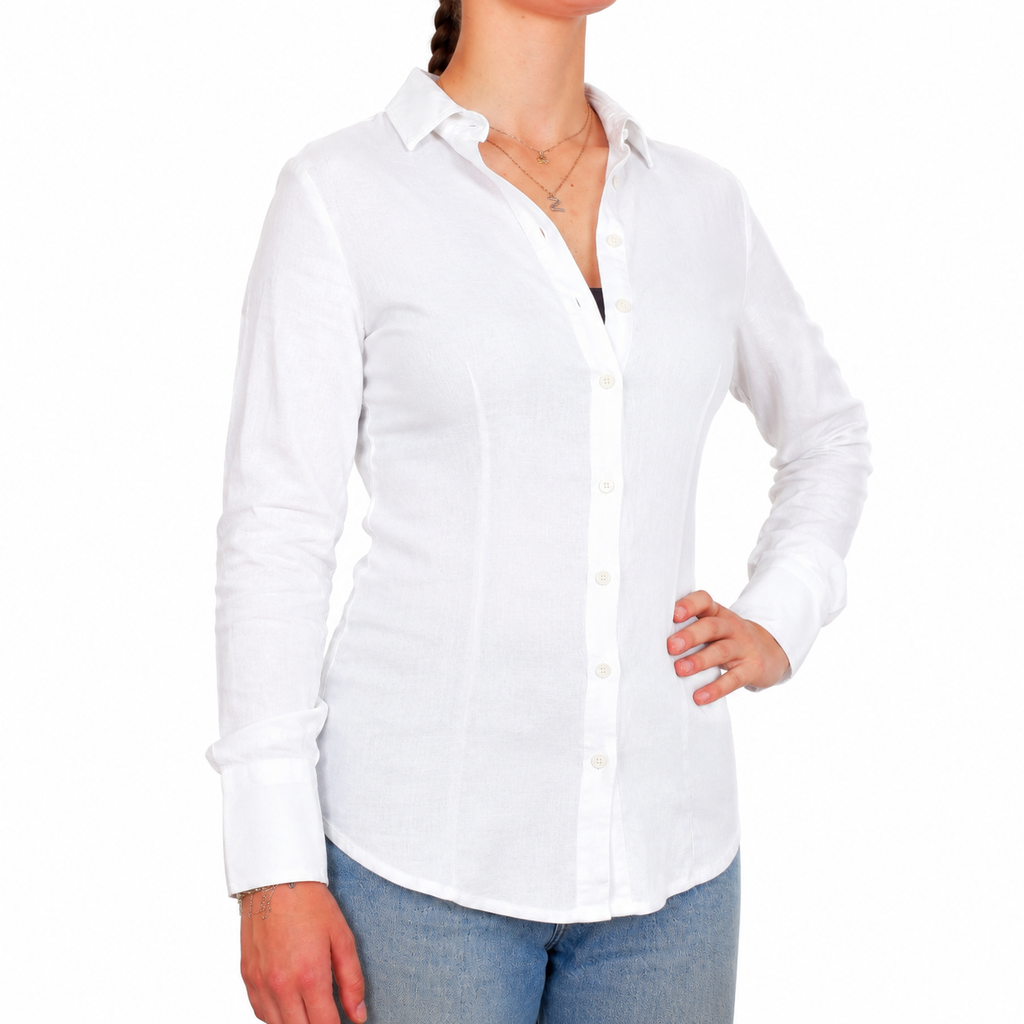Bagutta Woman Shirt Linen White