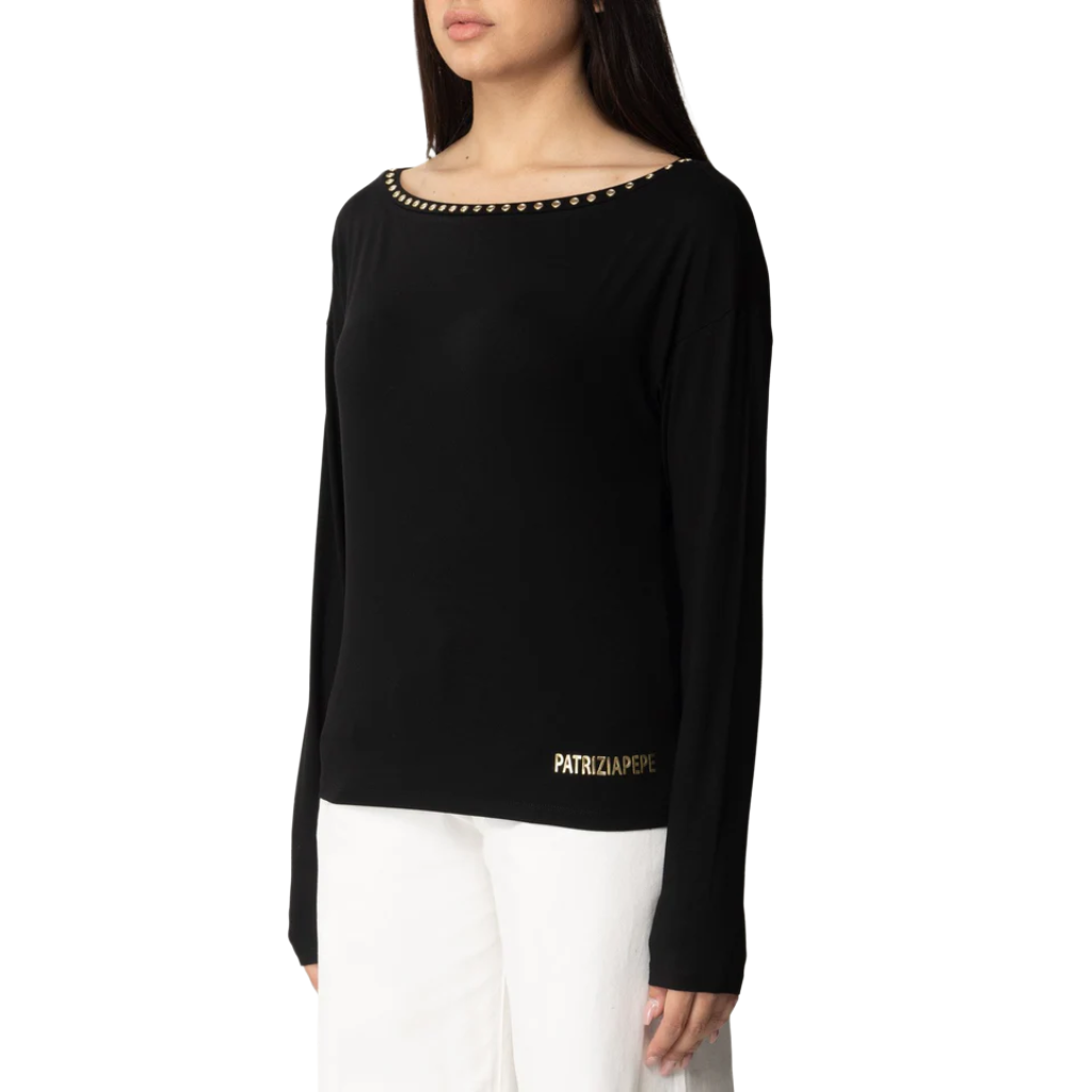 Patrizia Pepe Woman T-Shirt Sleeve Long Black