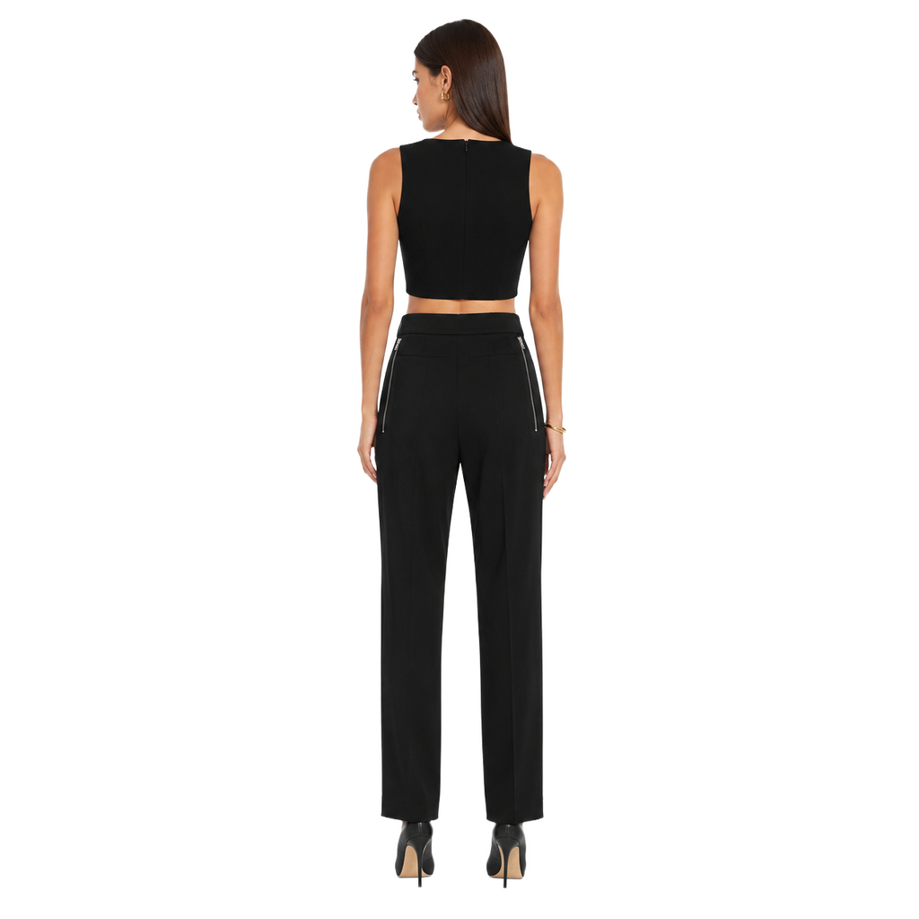 Patrizia Pepe Woman Trousers Doppia Zip Black