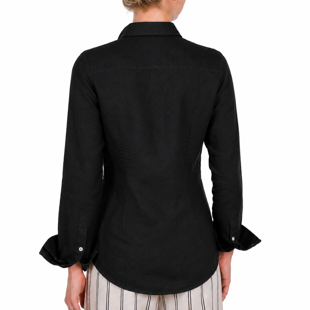 Bagutta Woman Shirt Linen Black