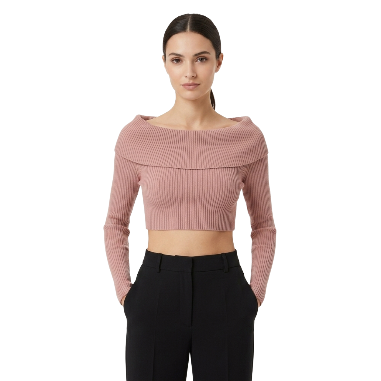 Elisabetta Franchi Woman Coprispalle Sleeve Long T-Shirts Tops Pink