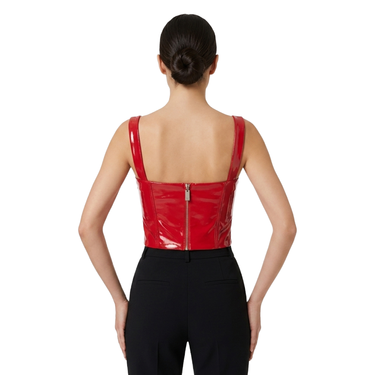 Elisabetta Franchi Woman Top Glossy Red