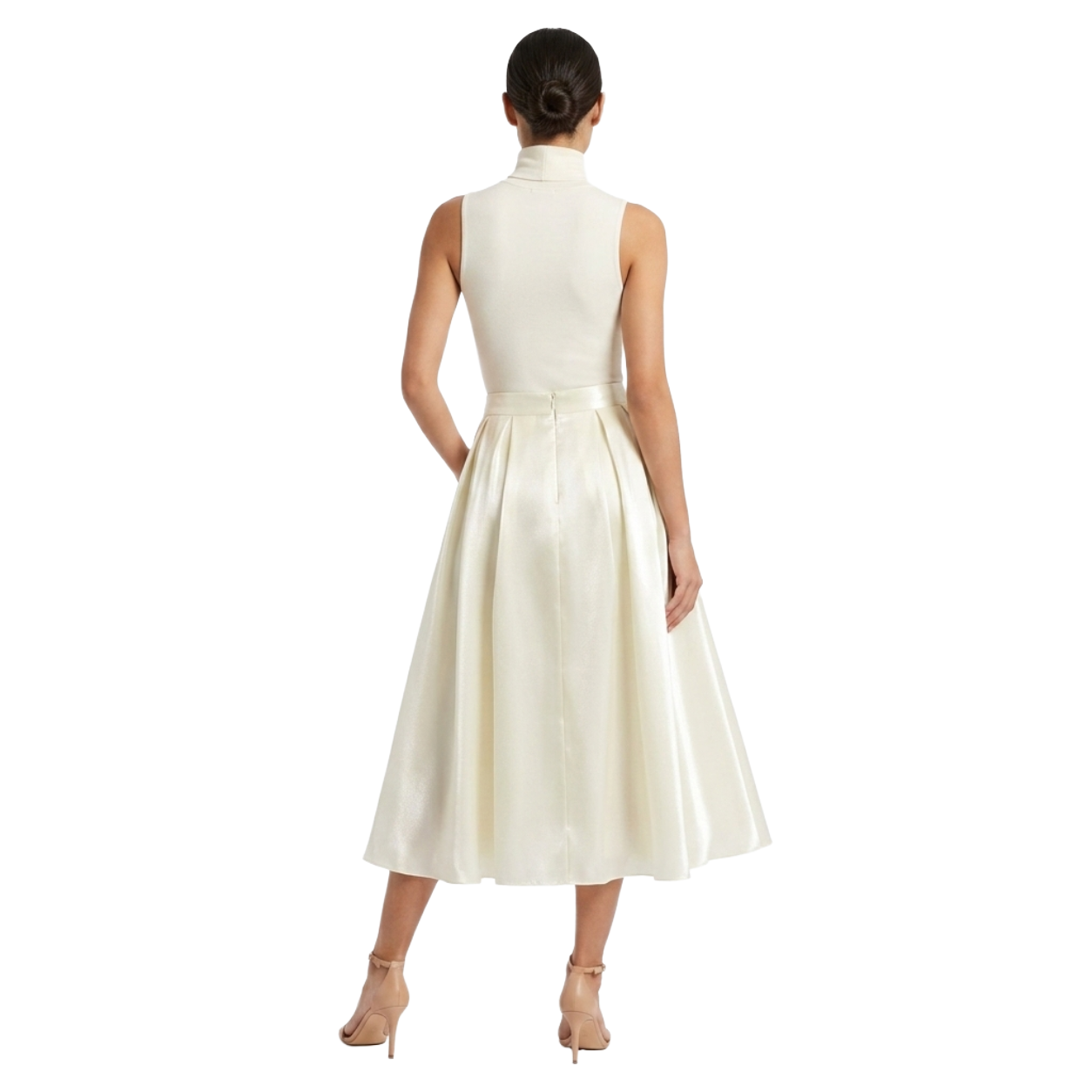 Elisabetta Franchi Woman Skirt Pleated Yellow