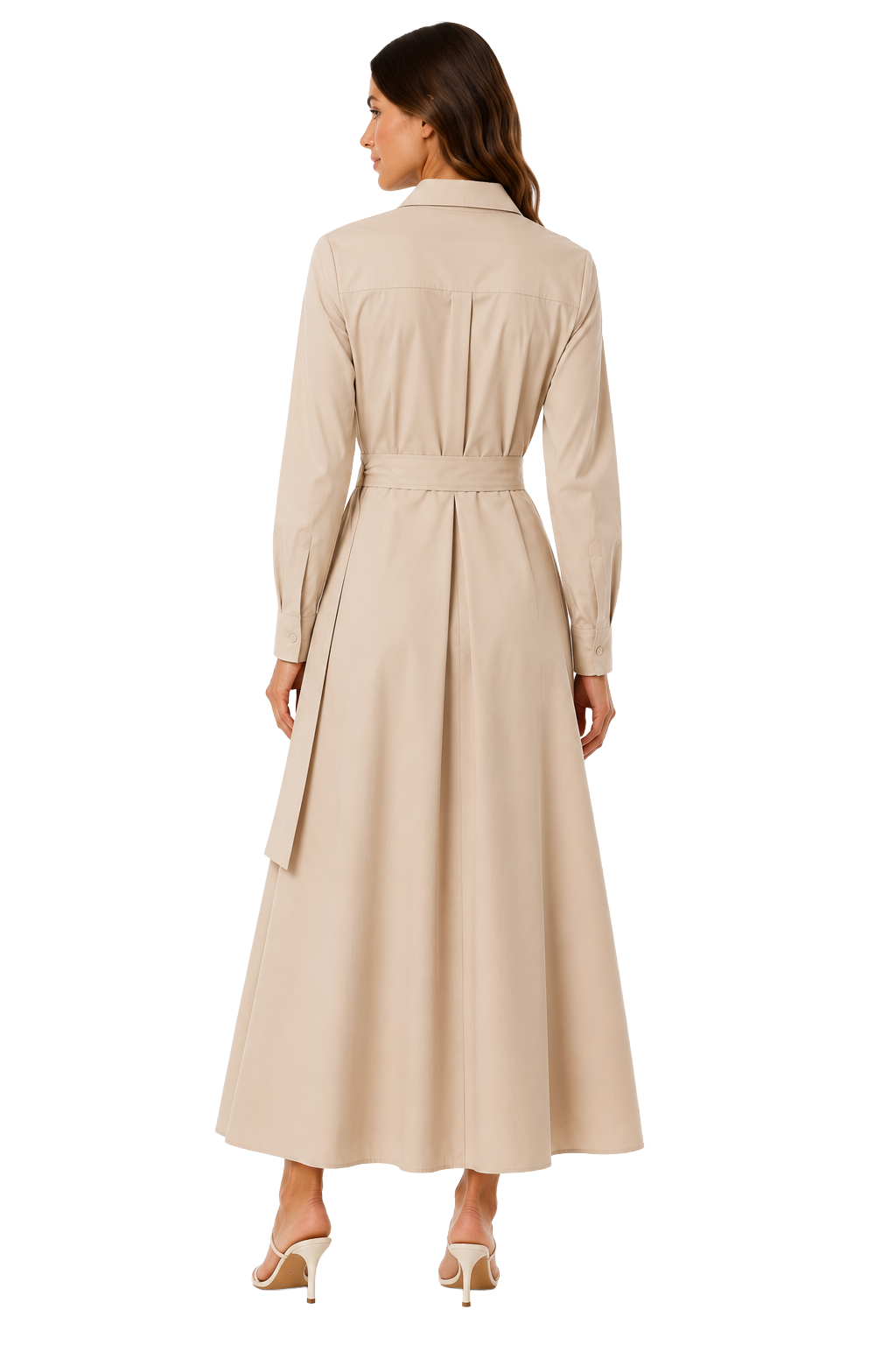 Dress Chemisier Beige