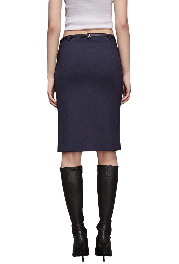 Patrizia Pepe Woman Skirt Longuette Navy Blue