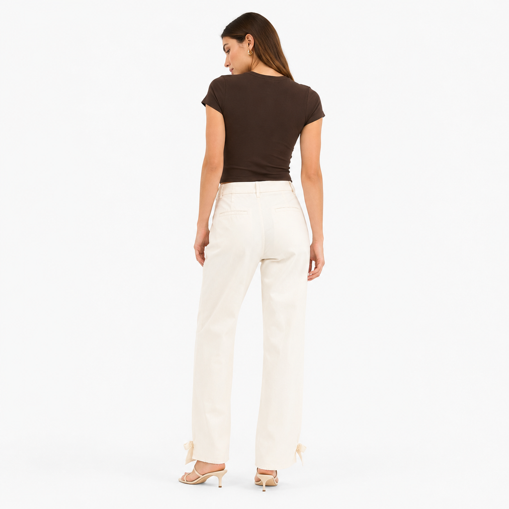 Pinko Woman Trousers Bull Mano Cerata Beige