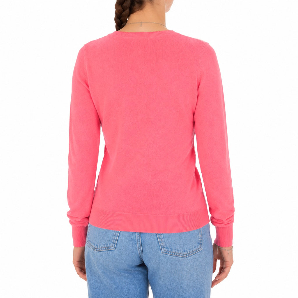 Emilio Romanelli Woman Knit Cashmere Crew Neck Pink