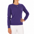 Emilio Romanelli Woman Knit Cashmere Crew Neck Purple