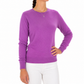 Emilio Romanelli Woman Knit Cashmere Crew Neck Purple