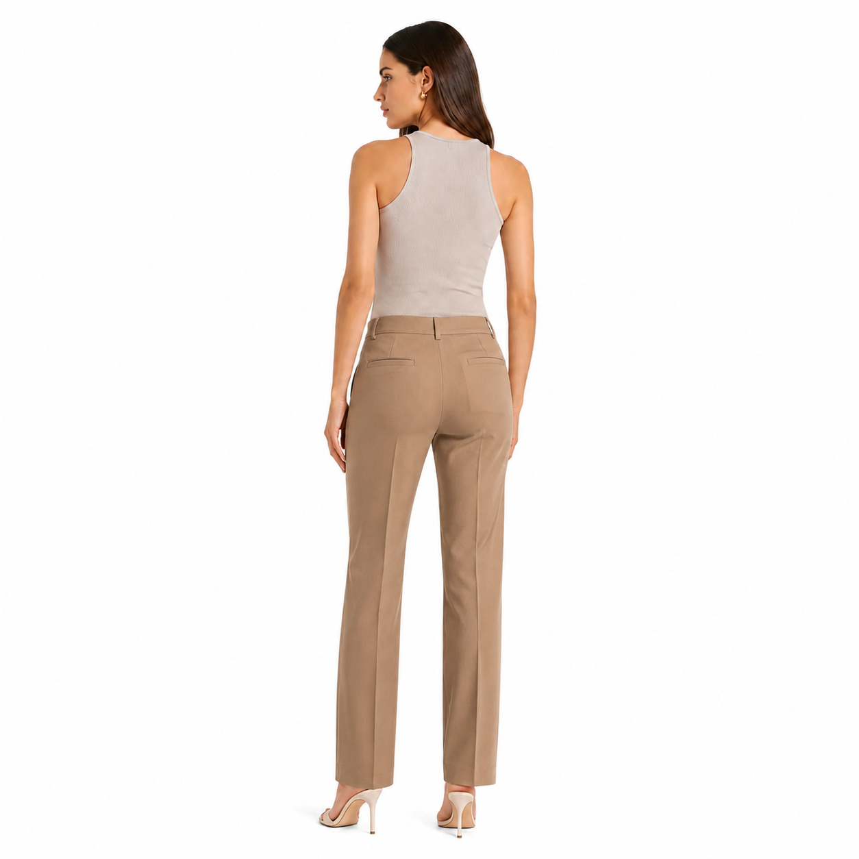 Pinko Woman Trousers Bello Brown