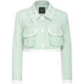 Pinko Woman Jacket Short Glauconome Green