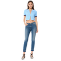 Pinko Woman Trousers Sabrina Blue