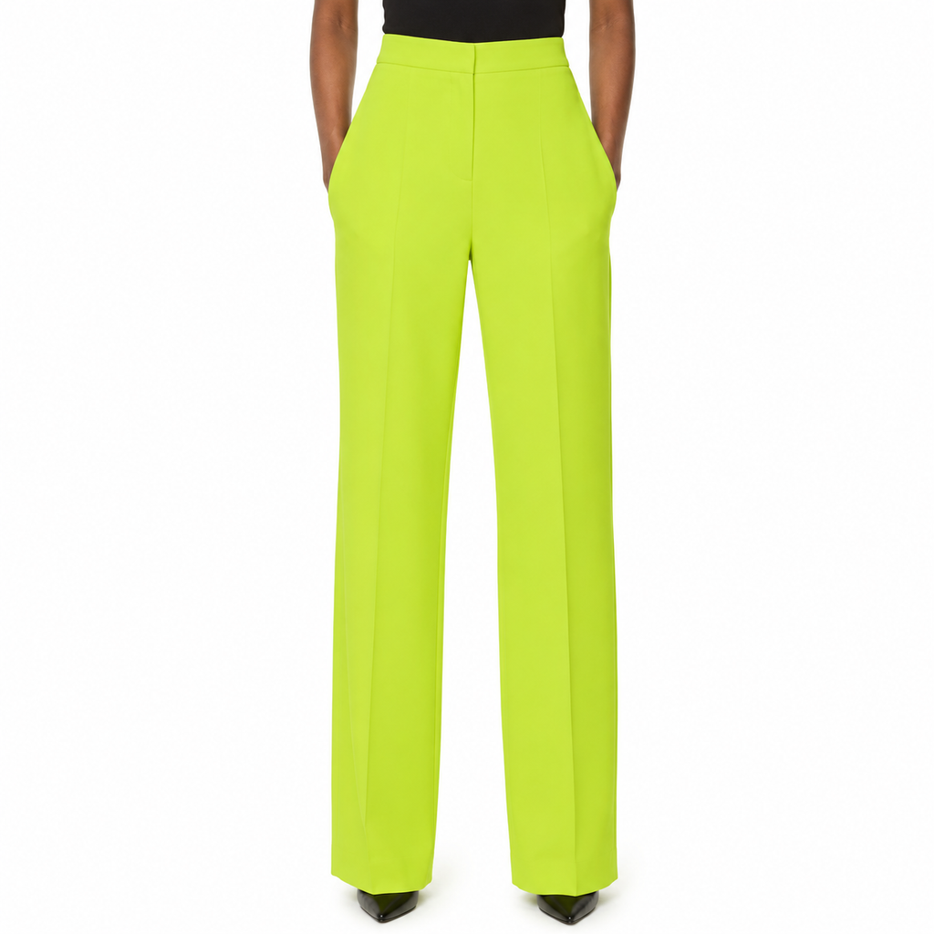 Pinko Woman Trousers Hulka Lime Green