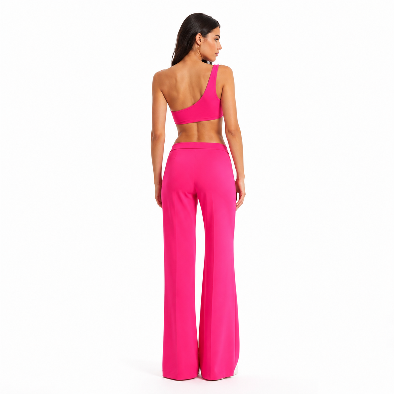Pinko Woman Trousers Porfiria Fuchsia