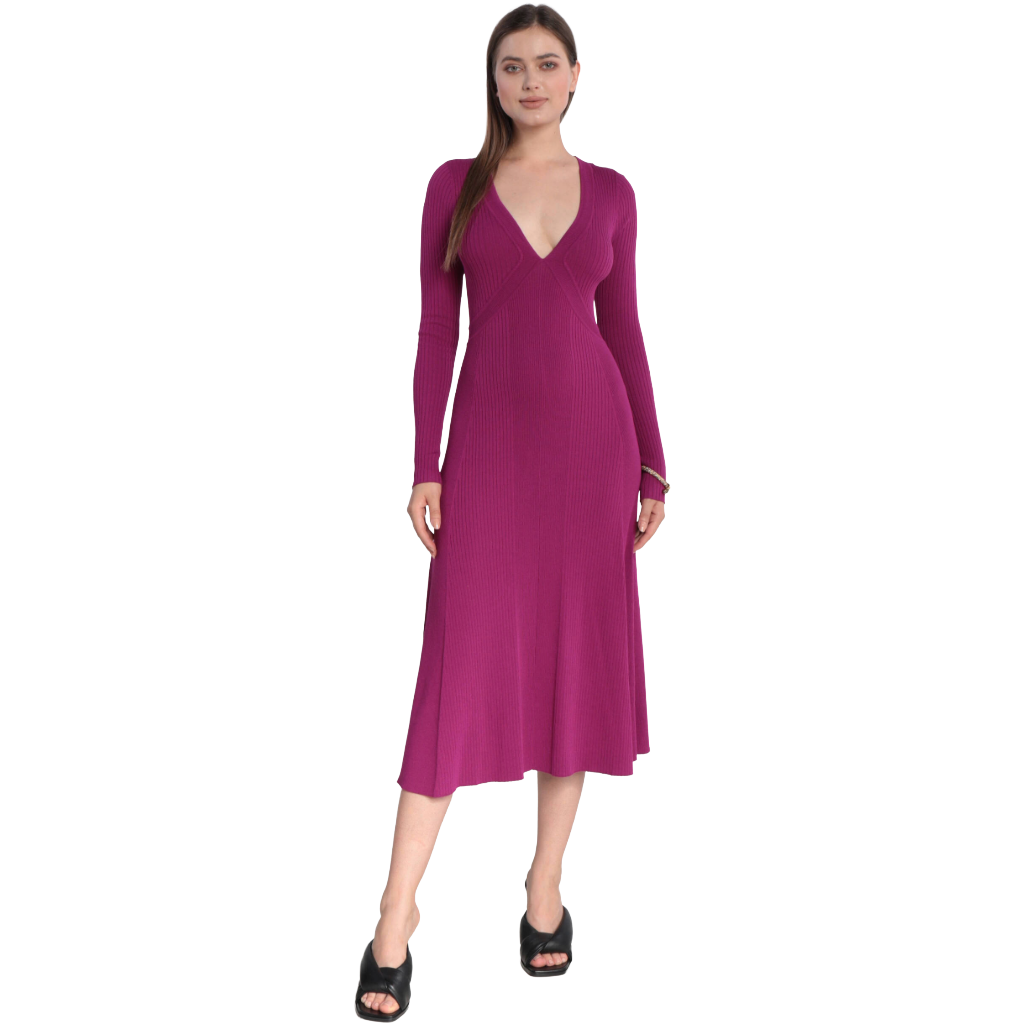 Pinko Woman Dress Coccodrillo Fuchsia