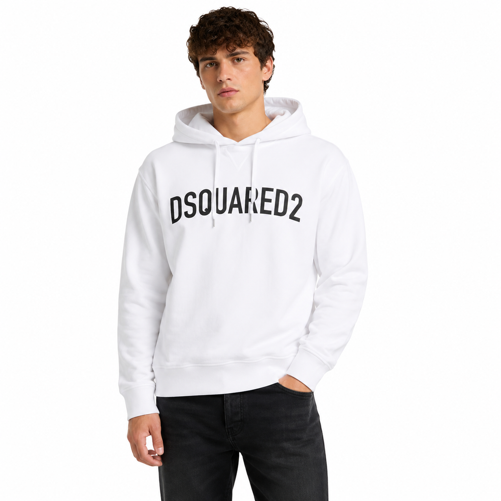 Dsquared2 Man Sweatshirt Print White